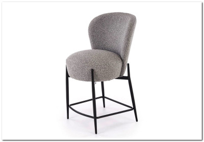 Барный стул Halmar H-126 (серый/черный)