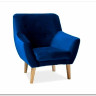 Кресло Signal NORDIC 1 Velvet Bluvel 86 (синий)} заказать в Курске по цене 43 923 руб. с доставкой в Курск