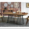 Стол обеденный Halmar EVERTON (ореховый/черный)} заказать в Курске по цене 109 778 руб. с доставкой в Курск