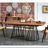 Стол обеденный Halmar EVERTON (ореховый/черный)} заказать в Курске по цене 109 778 руб. с доставкой в Курск
