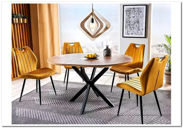 Стол обеденный Signal GASTON 100 раскладной (дуб артизан/черный)} заказать в Курске по цене 37 329 руб. с доставкой в Курск