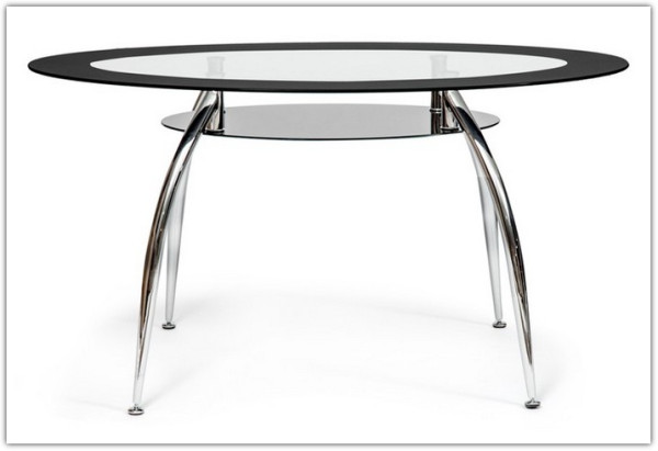 Стол SADLER (mod.445) хром/черный} заказать в Курске по цене 15 120 руб. с доставкой в Курск