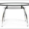 Стол SADLER (mod.445) хром/черный} заказать в Курске по цене 15 120 руб. с доставкой в Курск