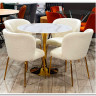 Стол обеденный Halmar CASEMIRO белый мрамор/золотой} заказать в Курске по цене 33 624 руб. с доставкой в Курск