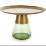 Стол журнальный Signal TIFFANY B (золотой/зеленый)} заказать в Курске по цене 29 332 руб. с доставкой в Курск