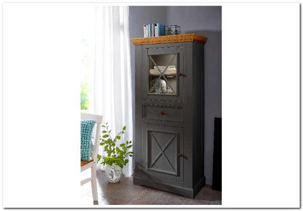 Шкаф для посуды Форест Графит низкий 2 двери 1 ящик} заказать в Курске по цене 35 326 руб. с доставкой в Курск