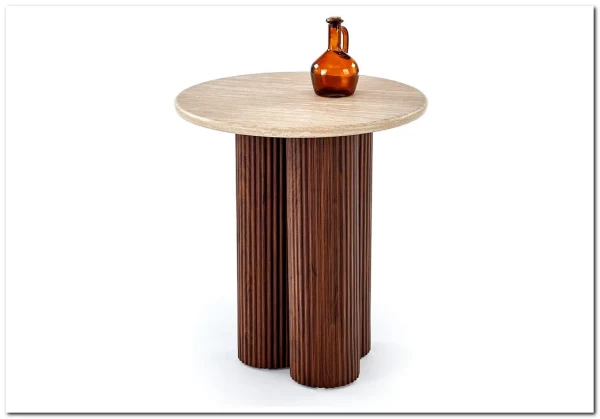 Стол журнальный Halmar DOROTEA S (травертин/орех)} заказать в Курске по цене 16 438 руб. с доставкой в Курск