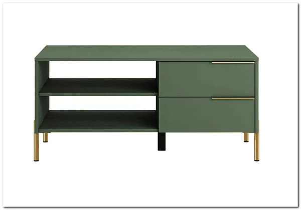 Стол журнальный Siena LAW2S дымчатый зеленый/дуб вотан BRW} заказать в Курске по цене 23 780 руб. с доставкой в Курск