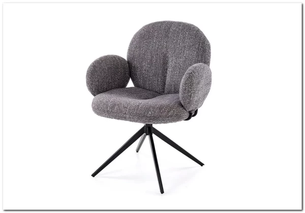 Стул кухонный Halmar K568 поворотный (серый/черный)} заказать в Курске по цене 16 522 руб. с доставкой в Курск