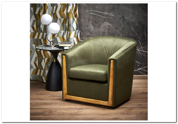 Кресло Halmar ENRICO (зеленый)} заказать в Курске по цене 39 084 руб. с доставкой в Курск