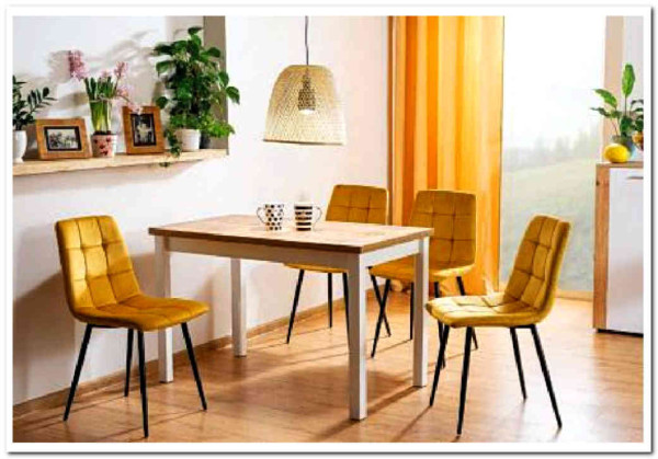 Стол обеденный SIGNAL ADAM 120} заказать в Курске по цене 21 159 руб. с доставкой в Курск