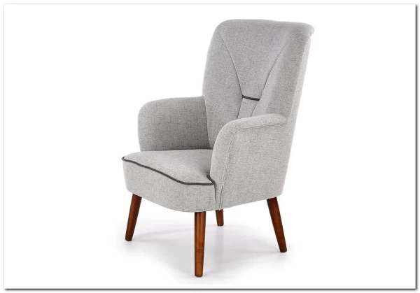 Кресло BISHOP  Halmar (светло-серый/орех)} заказать в Курске по цене 41 016 руб. с доставкой в Курск