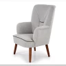 Кресло BISHOP  Halmar (светло-серый/орех)} заказать в Курске по цене 41 016 руб. с доставкой в Курск