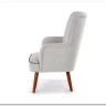 Кресло BISHOP  Halmar (светло-серый/орех)} заказать в Курске по цене 41 016 руб. с доставкой в Курск