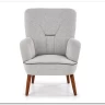 Кресло BISHOP  Halmar (светло-серый/орех)} заказать в Курске по цене 41 016 руб. с доставкой в Курск