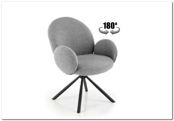 Стул кухонный Halmar K498 (серый)} заказать в Курске по цене 21 814 руб. с доставкой в Курск