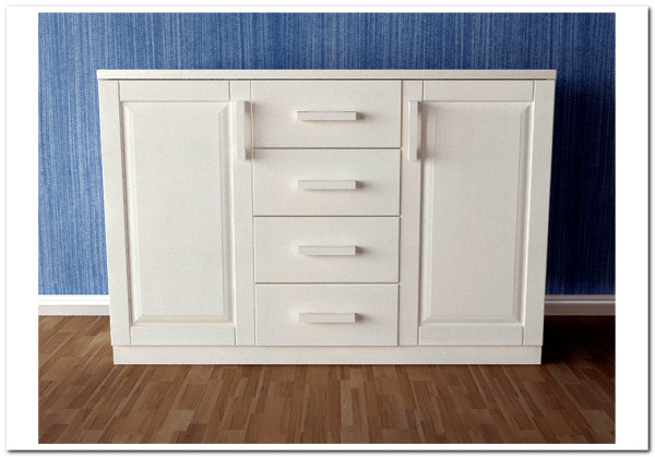 Комод 4 ящика 2 двери В-К-042 Коста Бланка купить по цене 46 700 руб. в магазине Другая Мебель в Курске