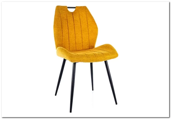 Стул кухонный Signal ARCO Brego 68 (карри/черный)} заказать в Курске по цене 11 012 руб. с доставкой в Курск