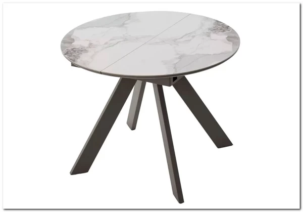 Стол БОНЖУР 100 PANDORA LIGHT, керамика / ЛАТТЕ каркас} заказать в Курске по цене 37 600 руб. с доставкой в Курск