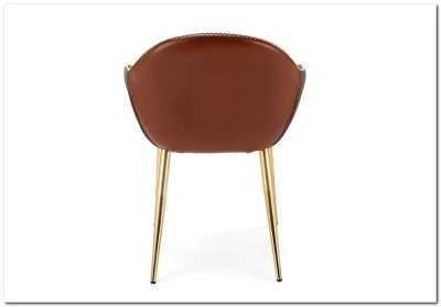 Стул кухонный Halmar K304 (темно-серый/коричневый)