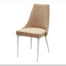 Стул NEPAL-P БЕЖЕВЫЙ 5 велюр/ белый каркас} заказать в Курске по цене 7 400 руб. с доставкой в Курск