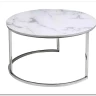 Комплект Signal ATLANTA B, 2 стола журнальных (эффект белого мрамора/хром)} заказать в Курске по цене 30 330 руб. с доставкой в Курск