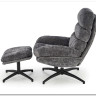 Кресло HALMAR DARIO серый/черный} заказать в Курске по цене 42 260 руб. с доставкой в Курск