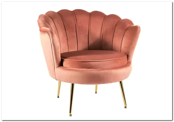 Кресло SIGNAL CAMELLIA Velvet Bluvel 52 (античный розовый/золотой)} заказать в Курске по цене 27 417 руб. с доставкой в Курск