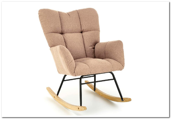 Кресло-качалка HALMAR VASCO бежевый} заказать в Курске по цене 24 578 руб. с доставкой в Курск
