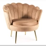 Кресло SIGNAL CAMELLIA Velvet Bluvel 28 (бежевый/золотой)} заказать в Курске по цене 27 417 руб. с доставкой в Курск