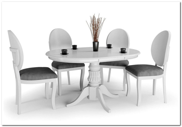 Стол обеденный Halmar WILLIAM, раскладной (белый)} заказать в Курске по цене 36 590 руб. с доставкой в Курск