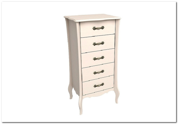 Комод Лебо 5 ящиков (массив) купить по цене 32 917 руб. в магазине Другая Мебель в Курске