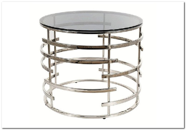 Стол журнальный Signal LIVIA (дымчатый/серебряный)} заказать в Курске по цене 34 322 руб. с доставкой в Курск