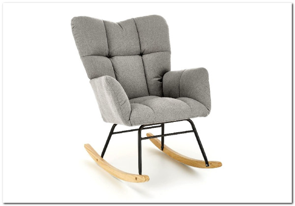 Кресло-качалка HALMAR VASCO серый} заказать в Курске по цене 24 578 руб. с доставкой в Курск