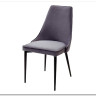Стул NEPAL-P СЕРЫЙ 27 велюр/ черный каркас} заказать в Курске по цене 7 400 руб. с доставкой в Курск
