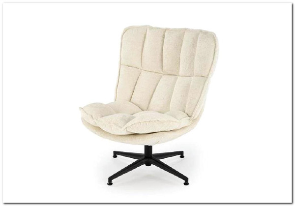 Кресло HALMAR FOFANA кремовый/черный} заказать в Курске по цене 28 240 руб. с доставкой в Курск