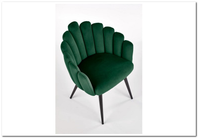 Стул кухонный K410  Halmar (темно-зеленый)