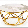 Стол журнальный Halmar VENUS 2 (белый мрамор/золотой)} заказать в Курске по цене 37 346 руб. с доставкой в Курск