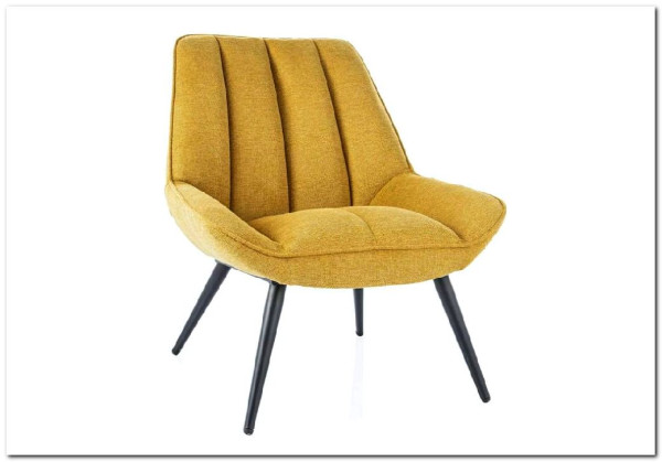 Кресло SIGNAL CELLA Brego 68 карри/черный} заказать в Курске по цене 24 687 руб. с доставкой в Курск