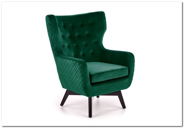 Кресло Halmar MARVEL (темно-зеленый/черный)} заказать в Курске по цене 34 406 руб. с доставкой в Курск