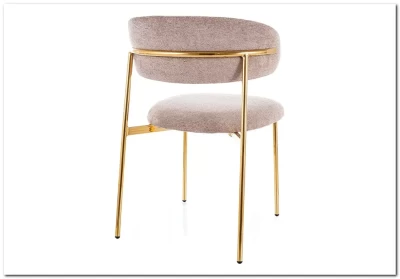 Стул кухонный Signal ELTON Raven 30 (темно-бежевый/золотой)