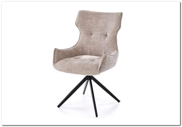 Стул кухонный Halmar K573 поворотный (серый/черный)} заказать в Курске по цене 16 522 руб. с доставкой в Курск