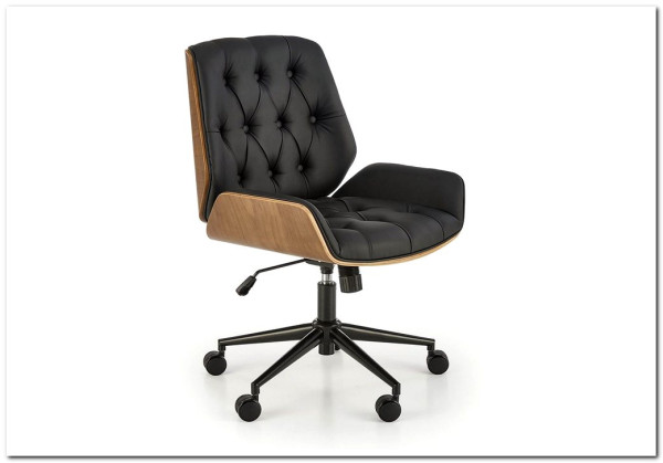 Кресло компьютерное Halmar GAVIN (ореховый/черный)} заказать в Курске по цене 32 860 руб. с доставкой в Курск