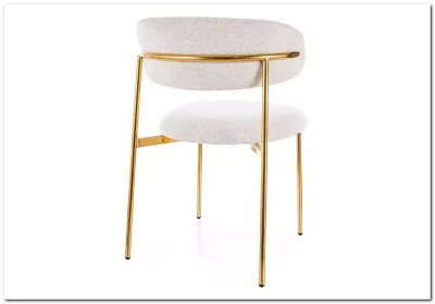 Стул кухонный Signal ELTON Raven 22 (светло-бежевый/золотой)