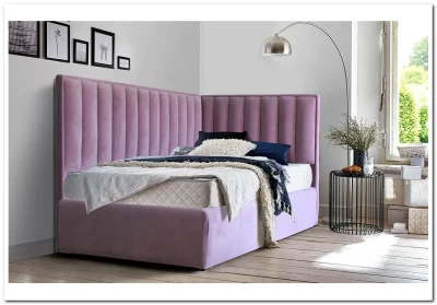 Угловая кровать Адель 90/120/140/160/180/200х200 Soft Time