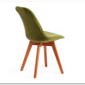 Стул TULIP SOFT (mod. 74) зеленый (HLR 54)/натуральный} заказать в Курске по цене 5 390 руб. с доставкой в Курск