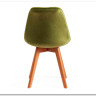Стул TULIP SOFT (mod. 74) зеленый (HLR 54)/натуральный} заказать в Курске по цене 5 390 руб. с доставкой в Курск