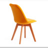 Стул TULIP SOFT (mod. 74) желтый (HLR 41)/натуральный} заказать в Курске по цене 5 390 руб. с доставкой в Курск