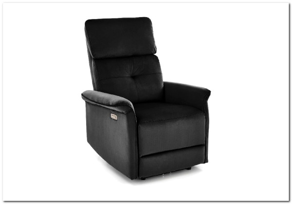 Кресло HALMAR SEMIR раскладное, черный} заказать в Курске по цене 57 304 руб. с доставкой в Курск