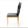 Стул кухонный K436  Halmar (серый/золотой)} заказать в Курске по цене 17 774 руб. с доставкой в Курск